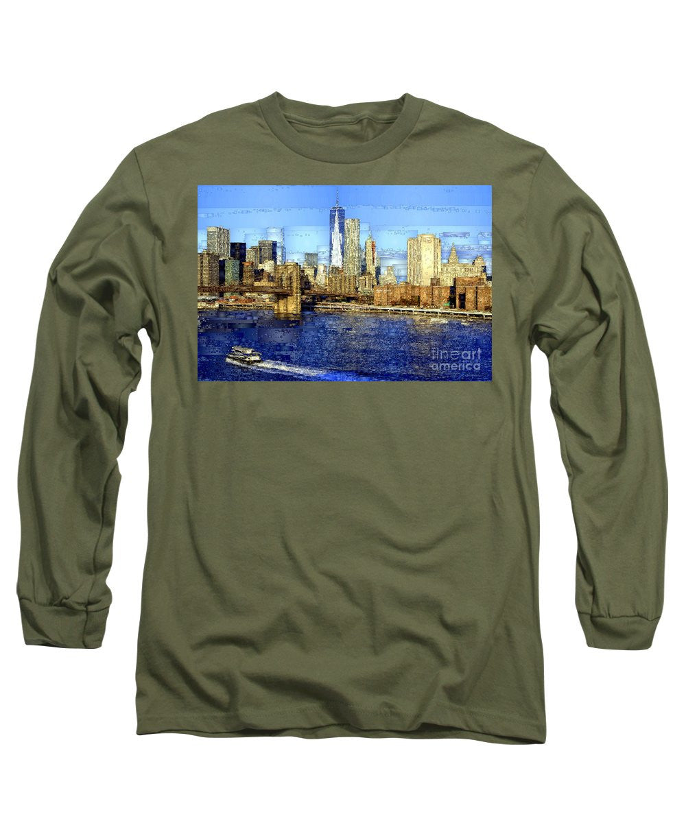 Long Sleeve T-Shirt - Freedom Tower In New York City