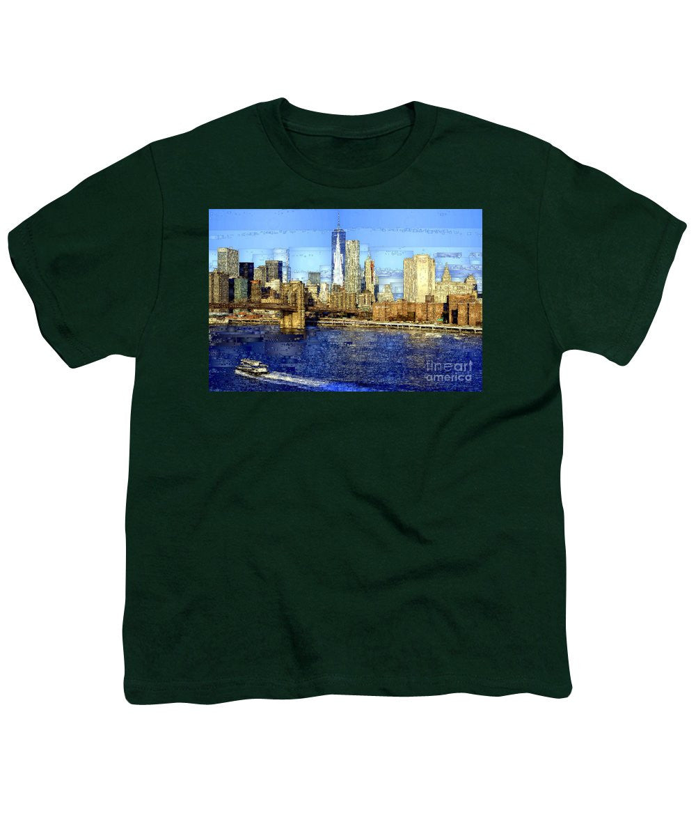 Youth T-Shirt - Freedom Tower In New York City