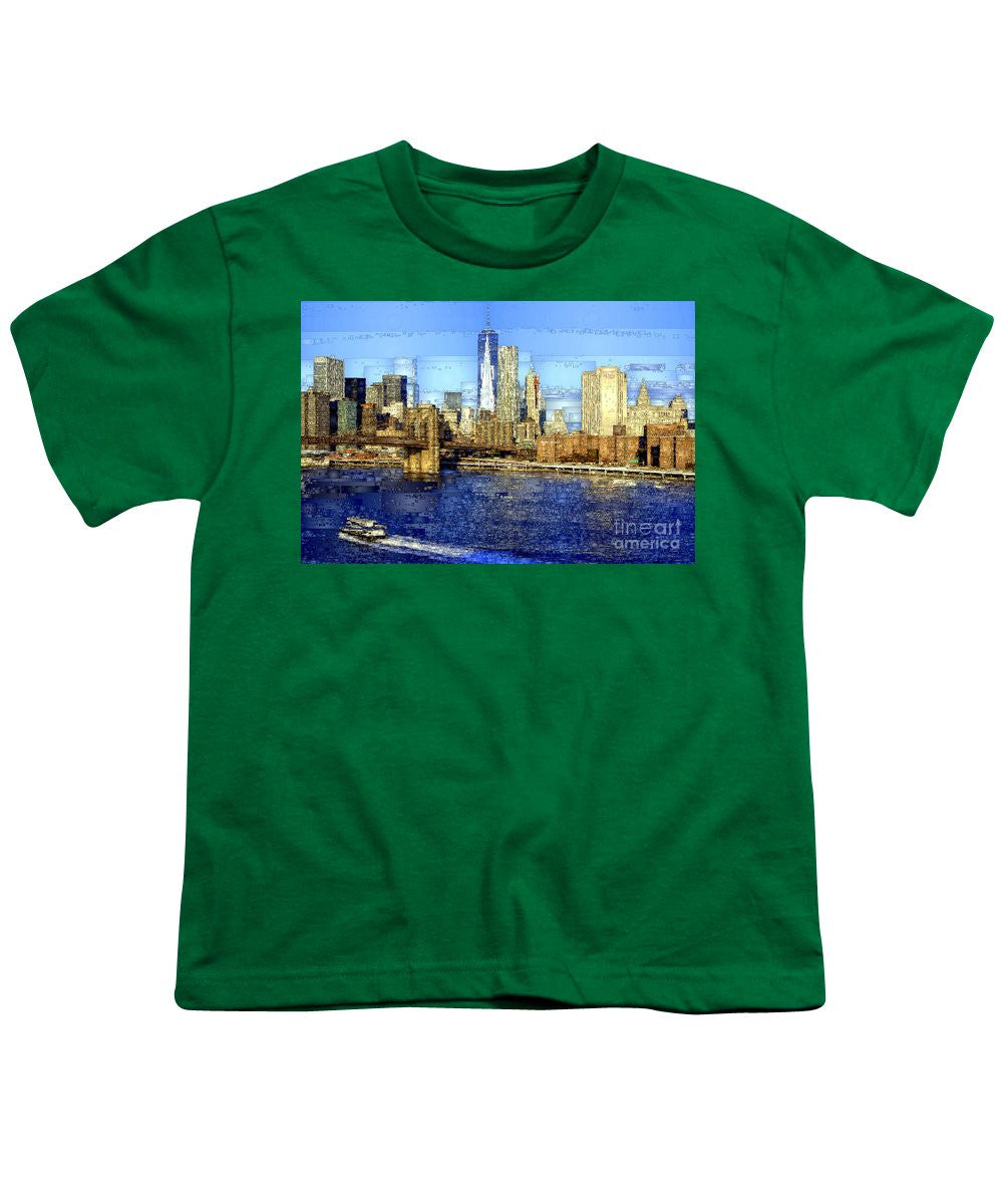 Youth T-Shirt - Freedom Tower In New York City