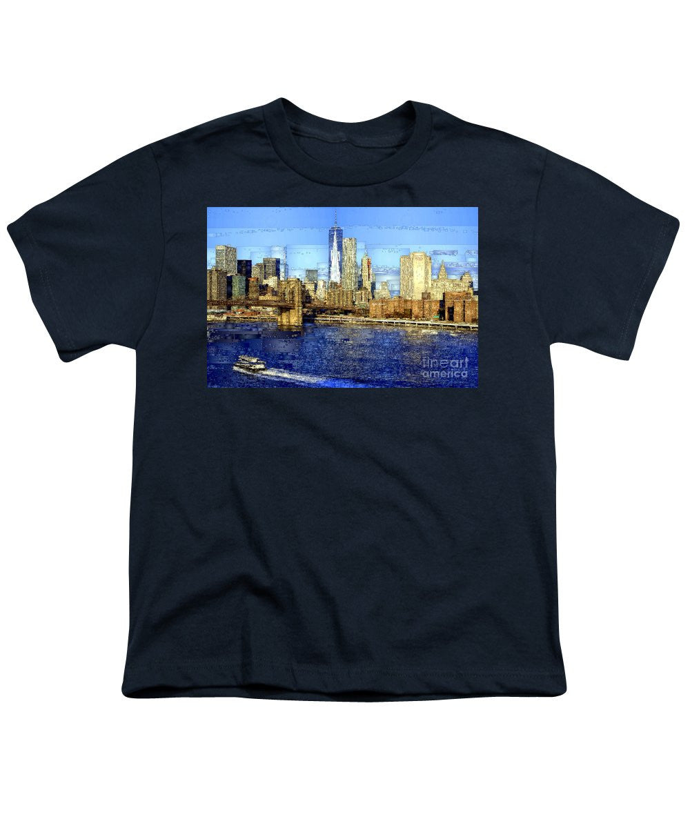 Youth T-Shirt - Freedom Tower In New York City