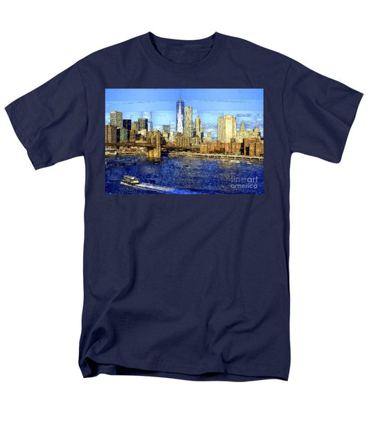 T-shirt pour homme (coupe standard) - Freedom Tower à New York