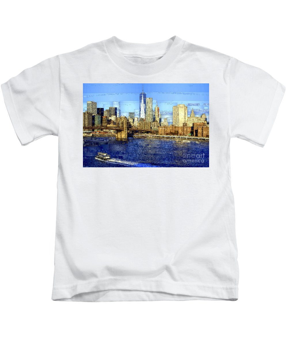 Kids T-Shirt - Freedom Tower In New York City