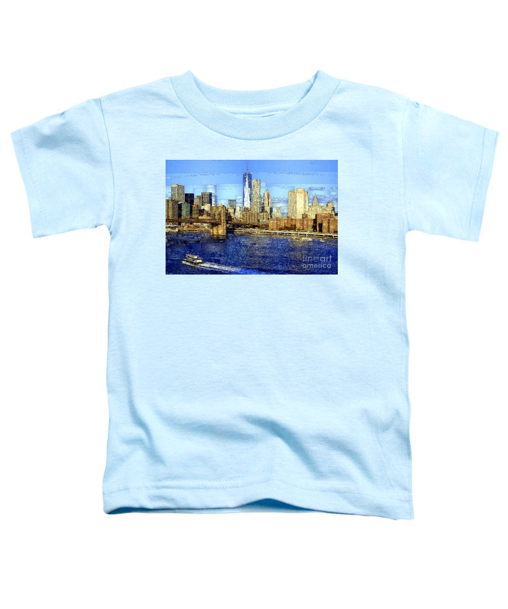 Toddler T-Shirt - Freedom Tower In New York City