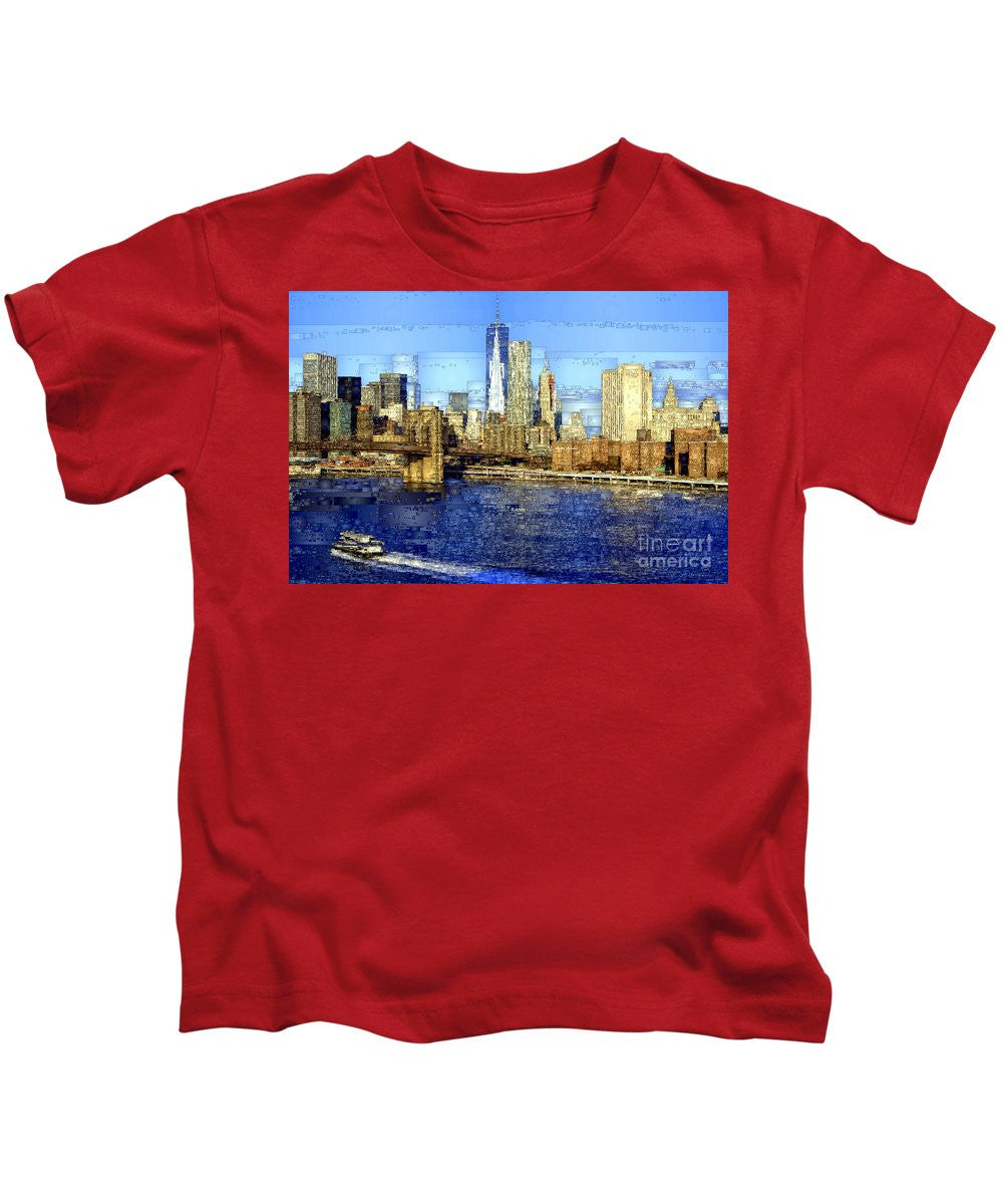 Kids T-Shirt - Freedom Tower In New York City