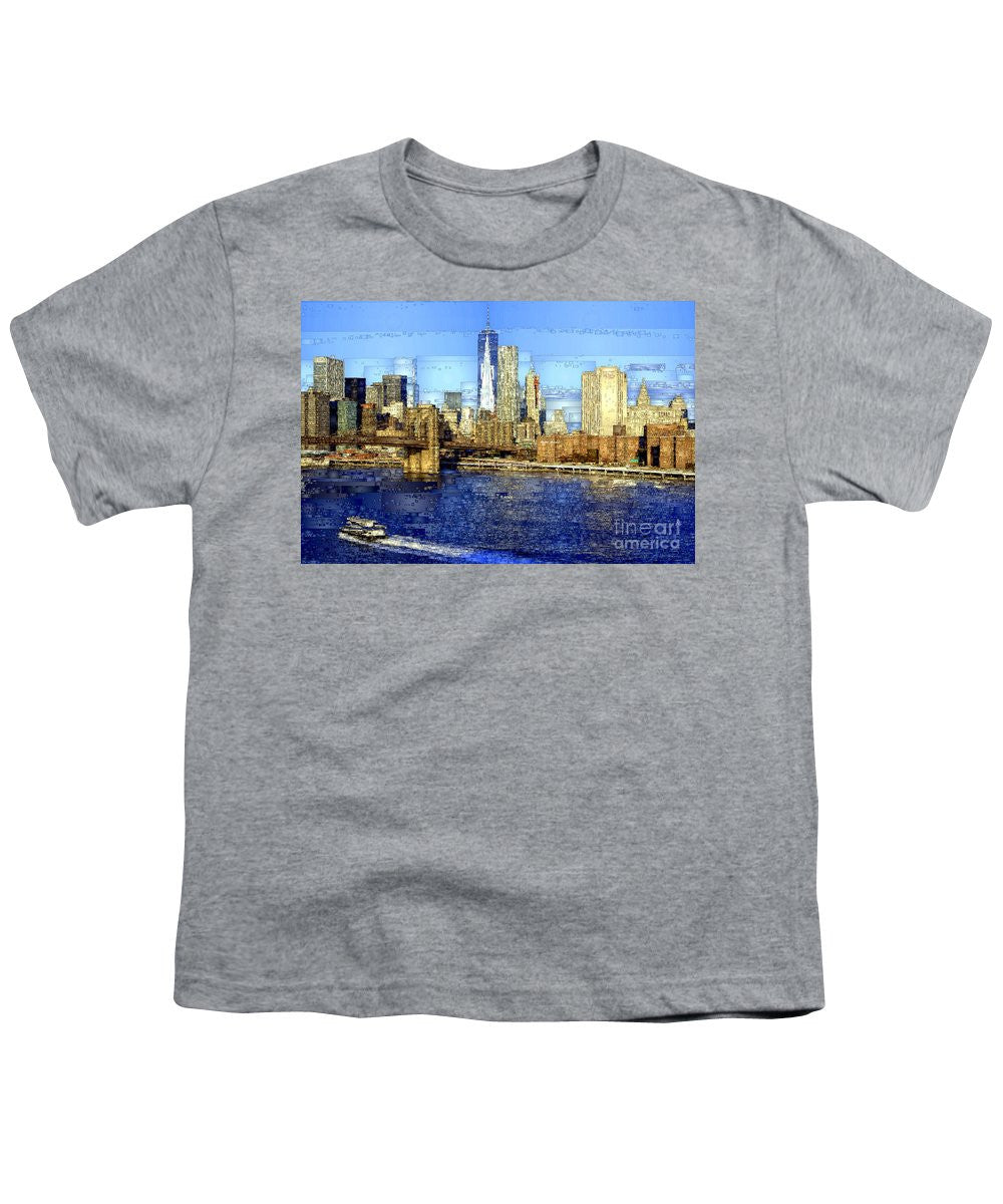 Youth T-Shirt - Freedom Tower In New York City