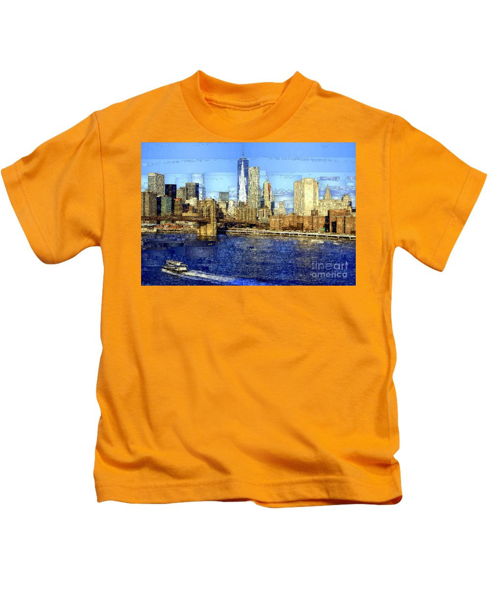 Kids T-Shirt - Freedom Tower In New York City