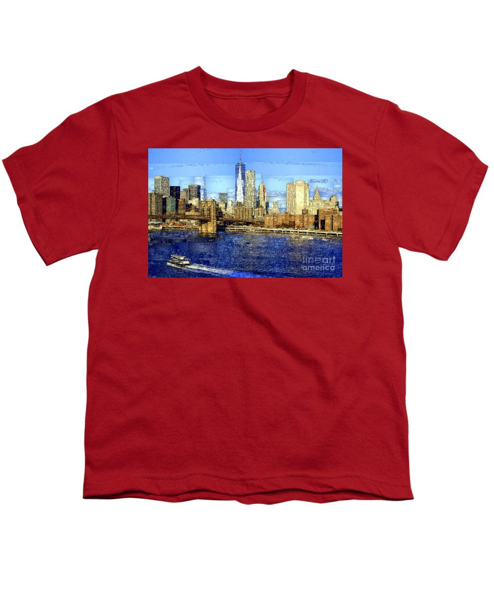 Youth T-Shirt - Freedom Tower In New York City