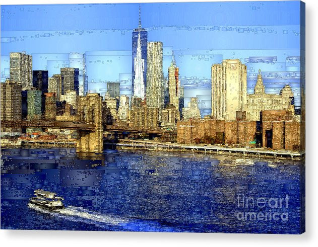 Acrylic Print - Freedom Tower In New York City