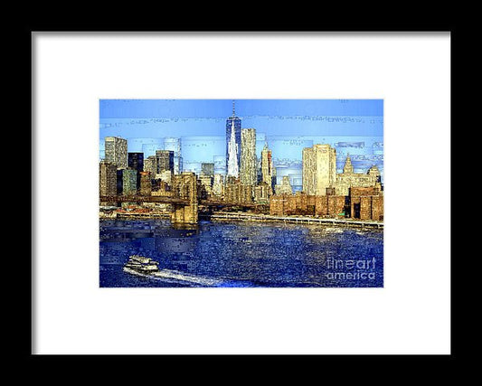 Framed Print - Freedom Tower In New York City