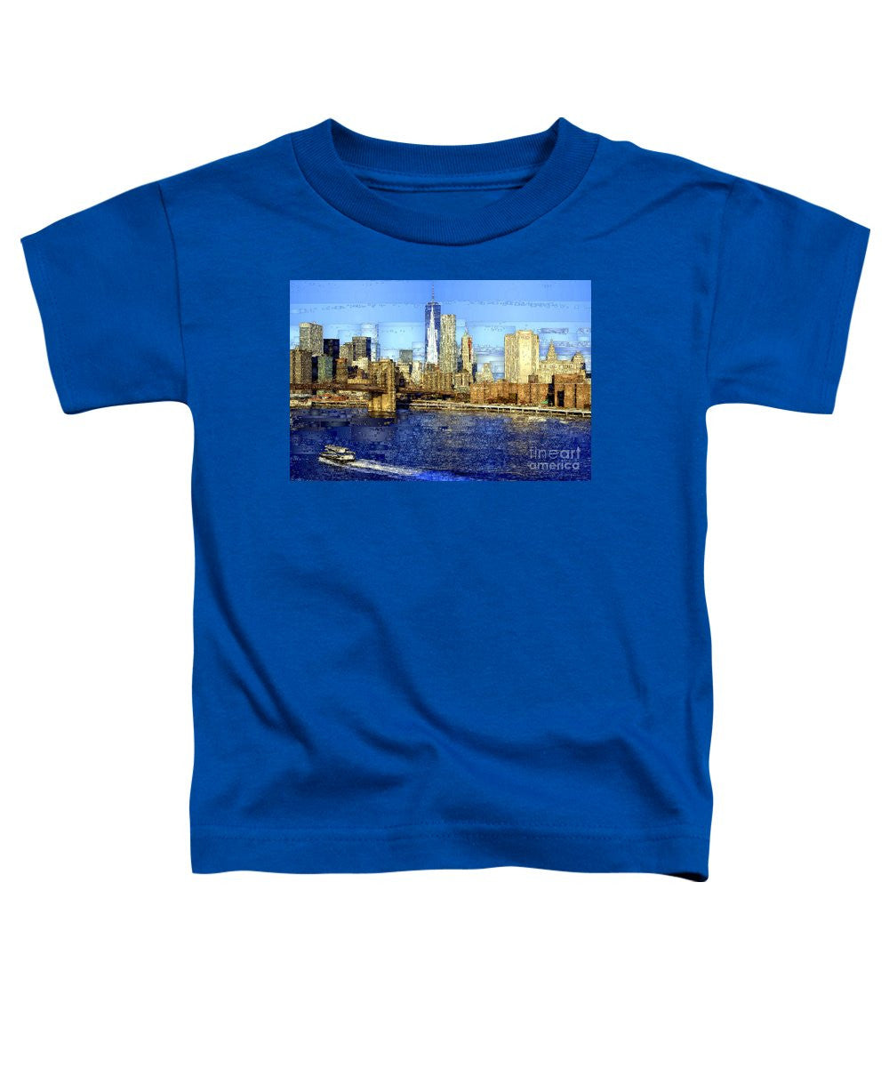 Toddler T-Shirt - Freedom Tower In New York City