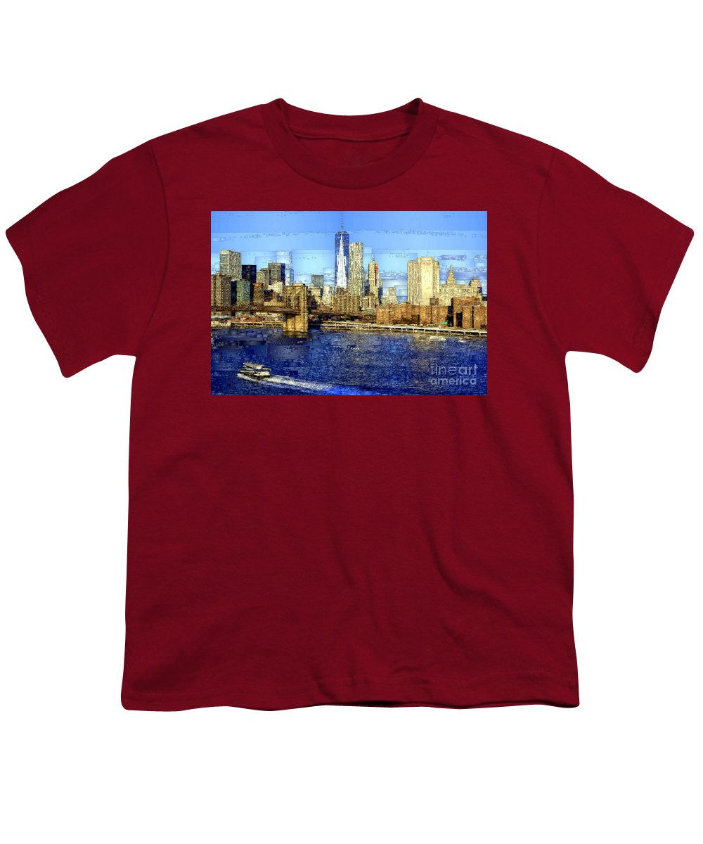 Youth T-Shirt - Freedom Tower In New York City