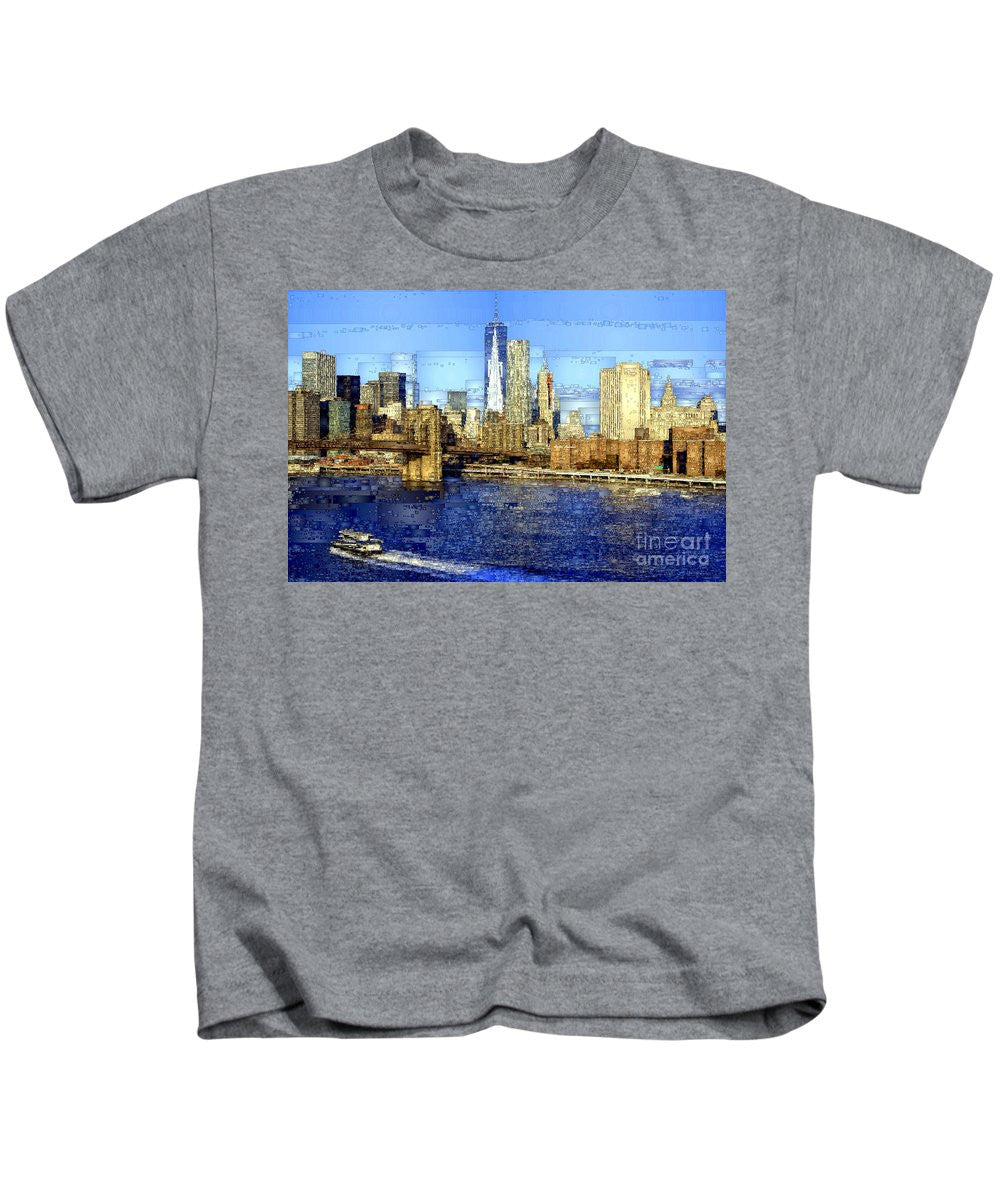 Kids T-Shirt - Freedom Tower In New York City