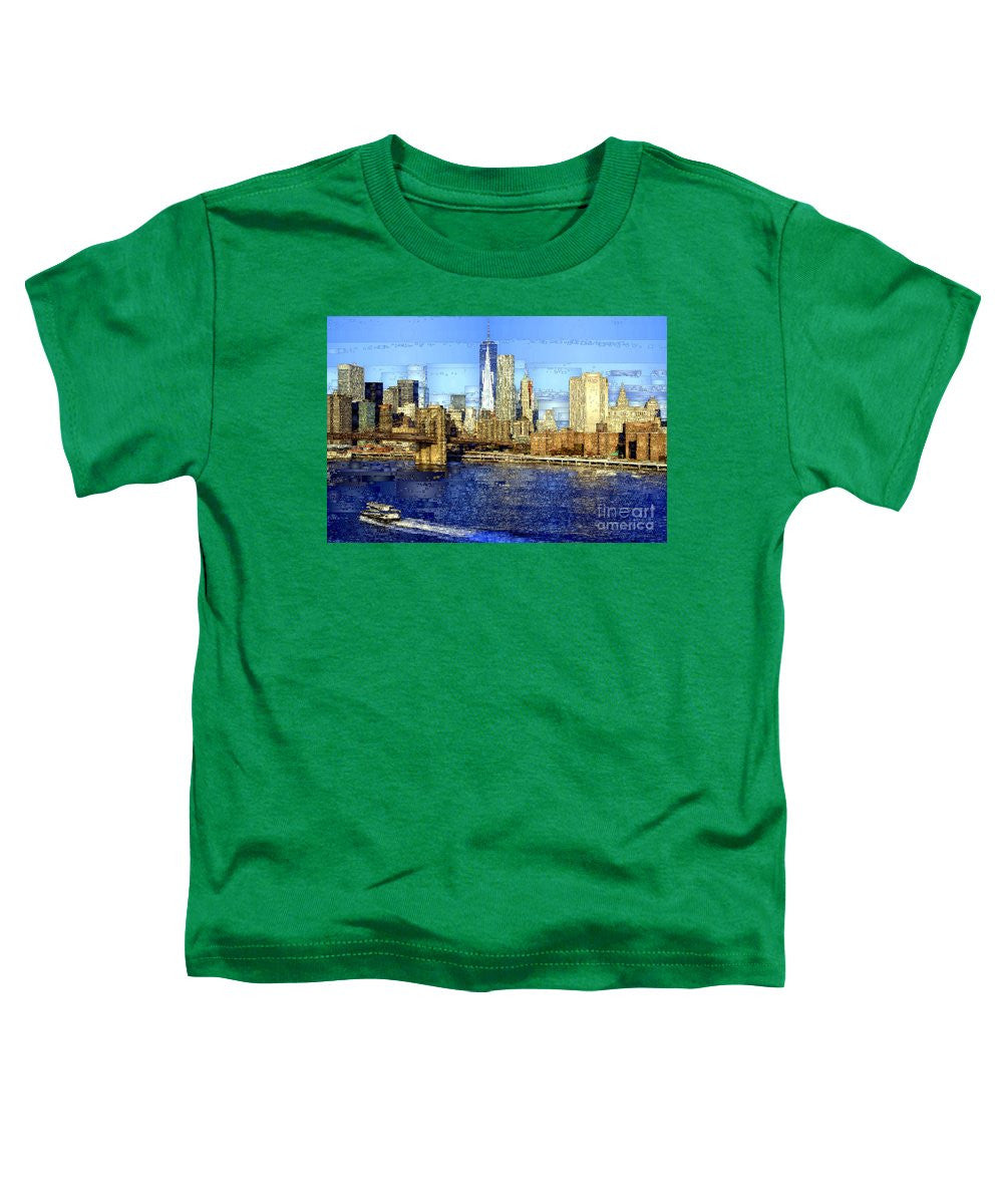 Toddler T-Shirt - Freedom Tower In New York City