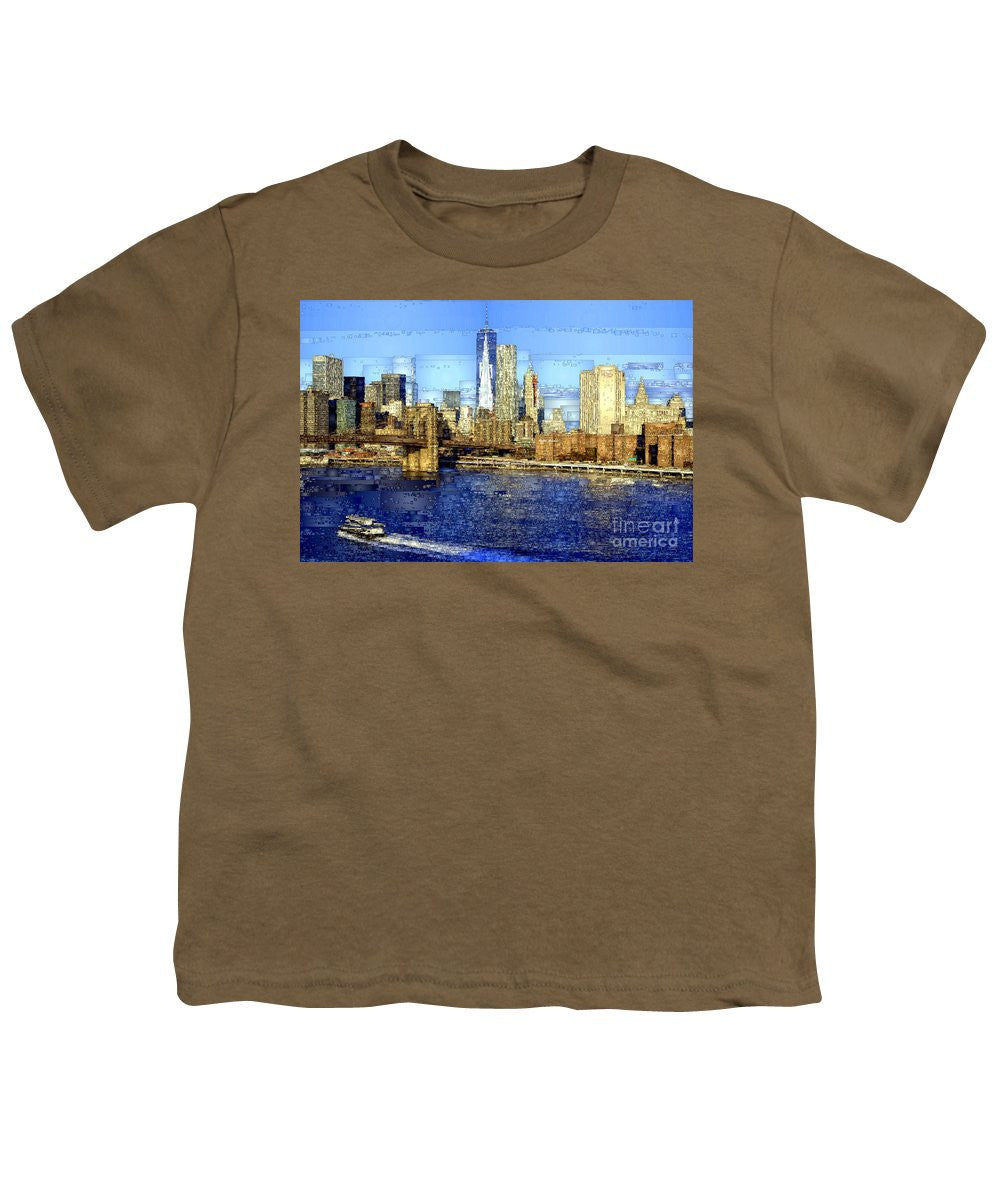 Youth T-Shirt - Freedom Tower In New York City