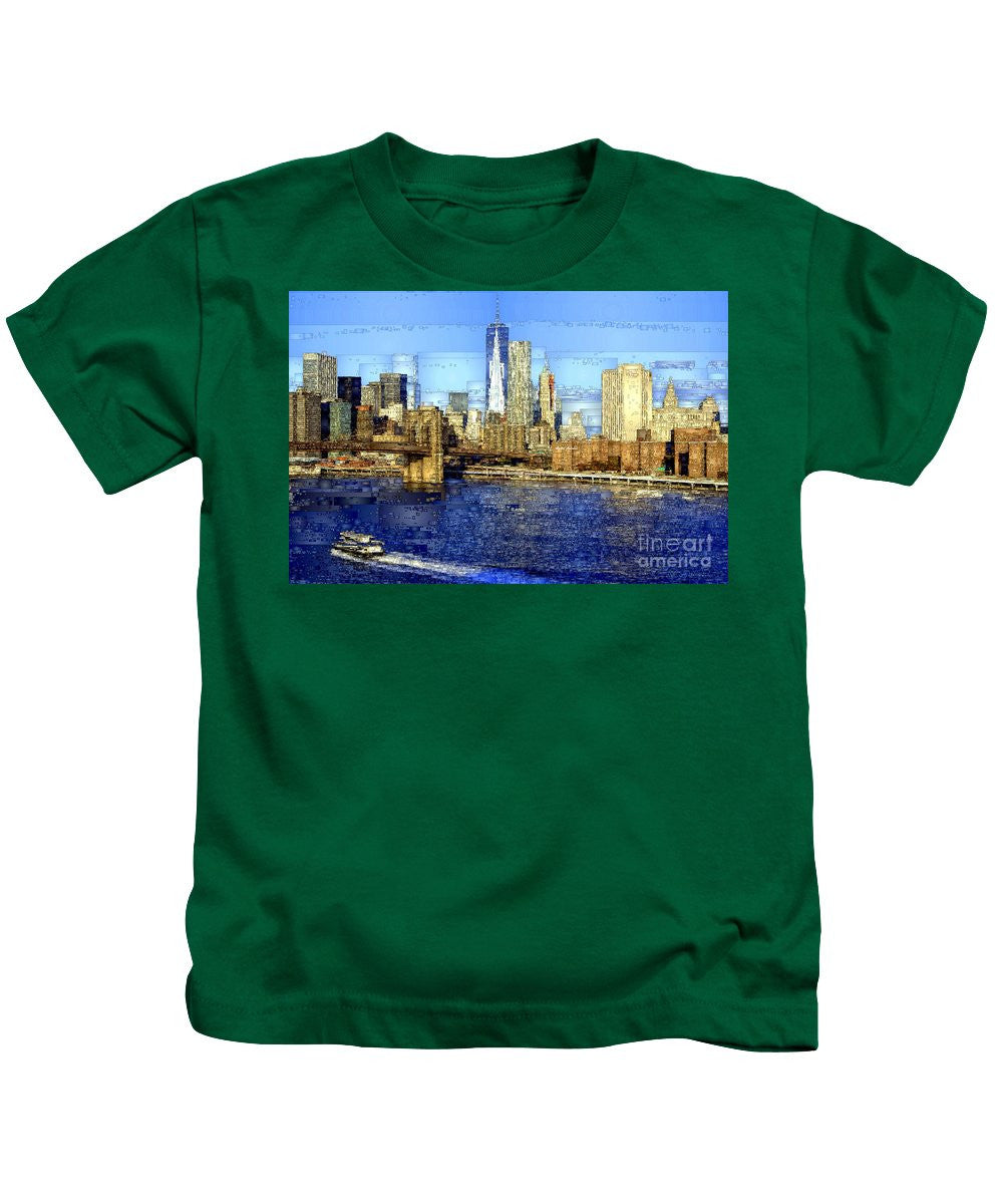 Kids T-Shirt - Freedom Tower In New York City