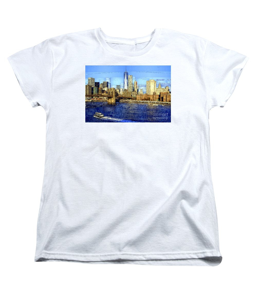 Women's T-Shirt (Standard Cut) - Freedom Tower In New York City