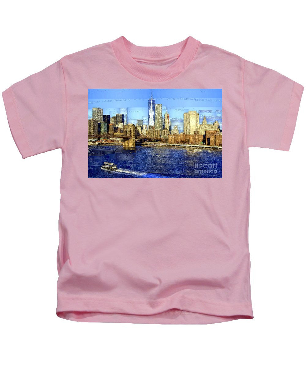 Kids T-Shirt - Freedom Tower In New York City