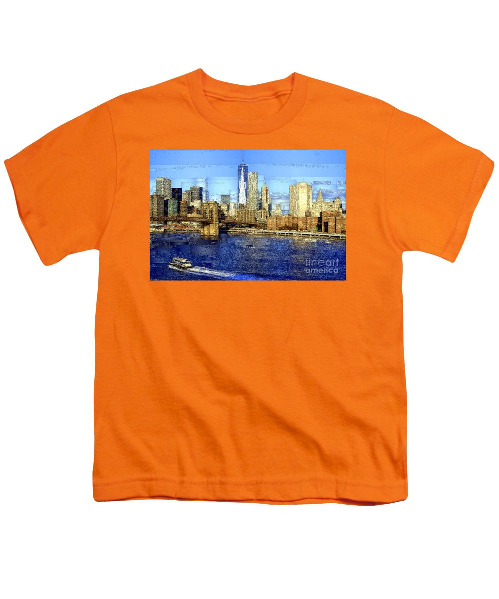 Youth T-Shirt - Freedom Tower In New York City