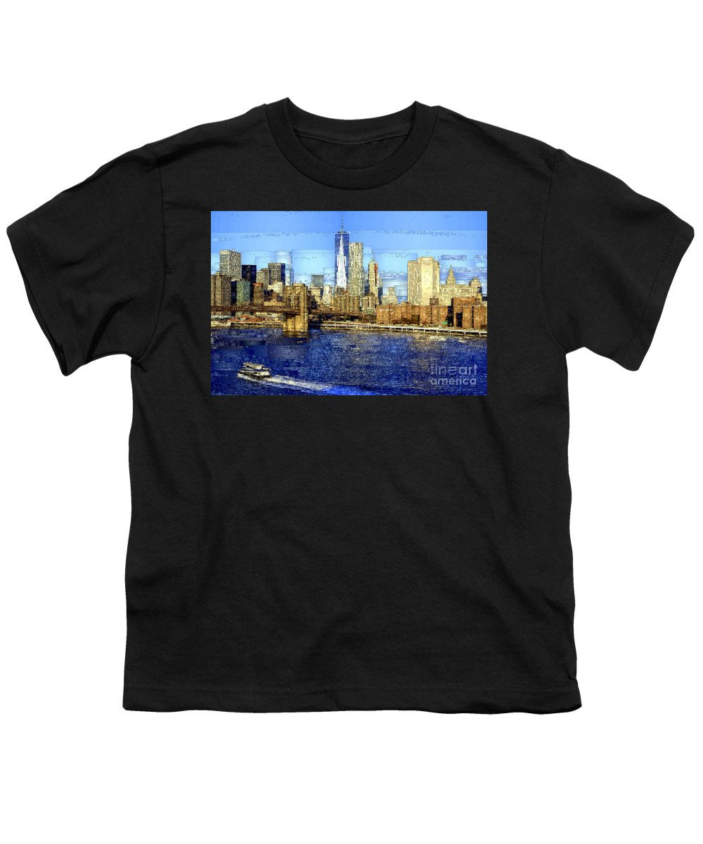 Youth T-Shirt - Freedom Tower In New York City