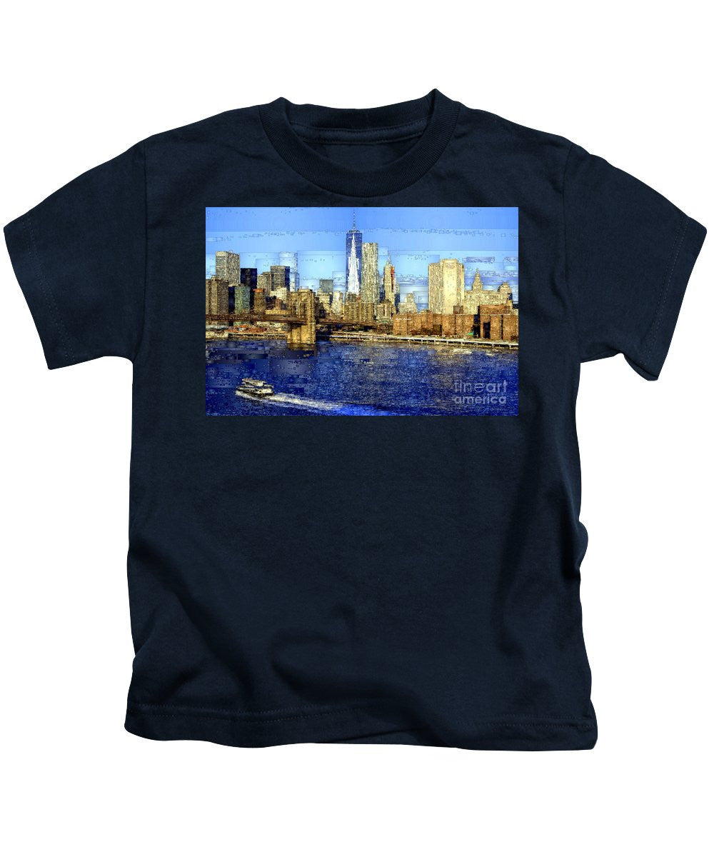 Kids T-Shirt - Freedom Tower In New York City