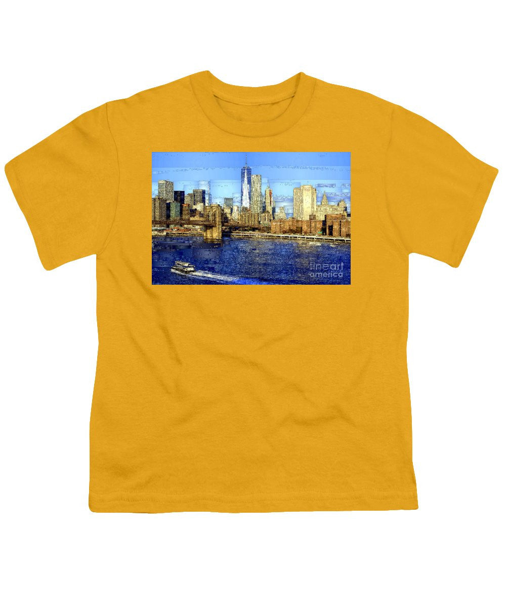 Youth T-Shirt - Freedom Tower In New York City