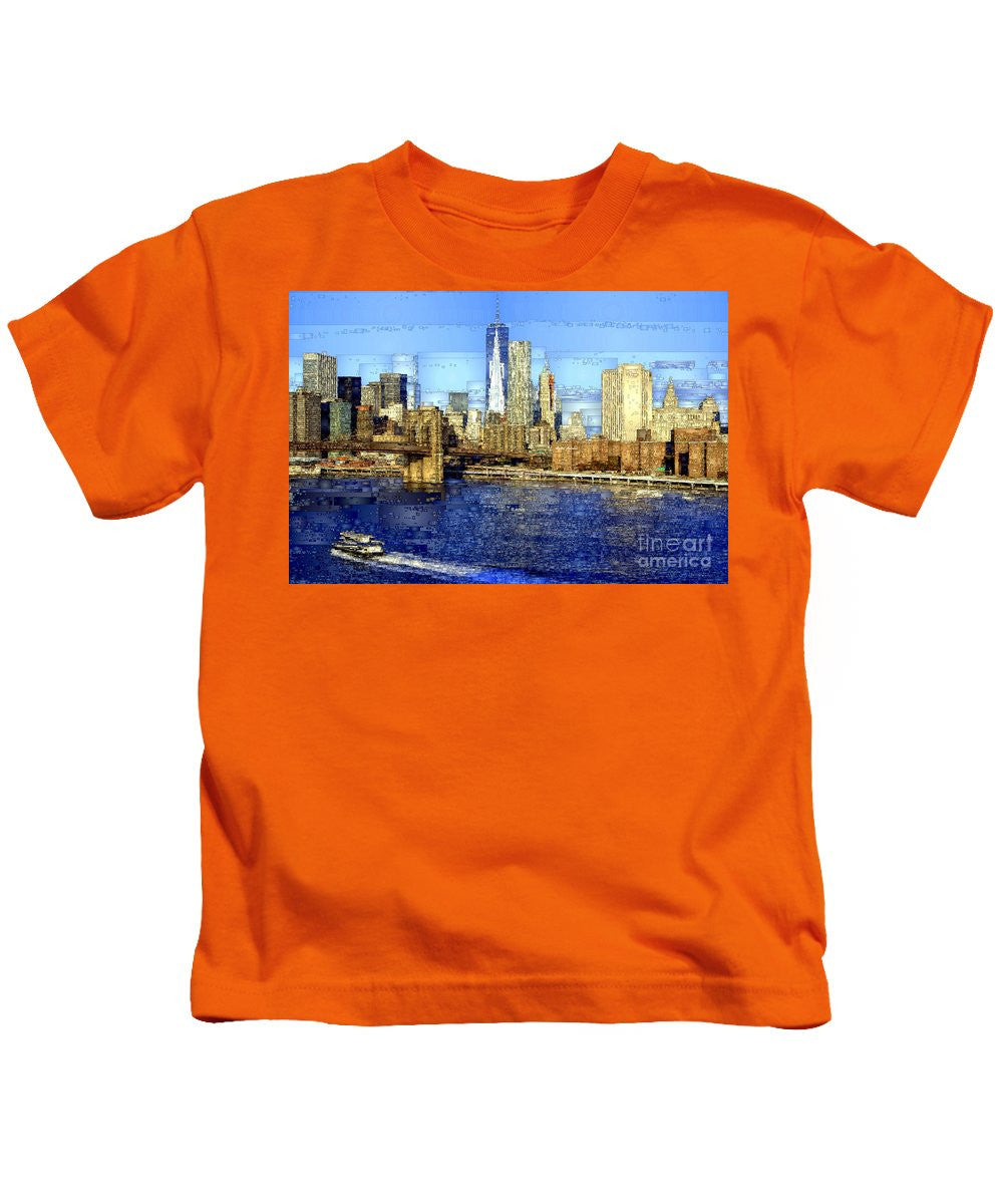 Kids T-Shirt - Freedom Tower In New York City