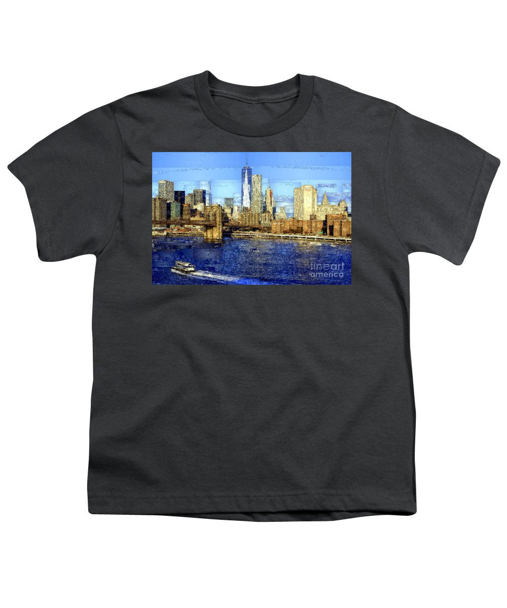 Youth T-Shirt - Freedom Tower In New York City