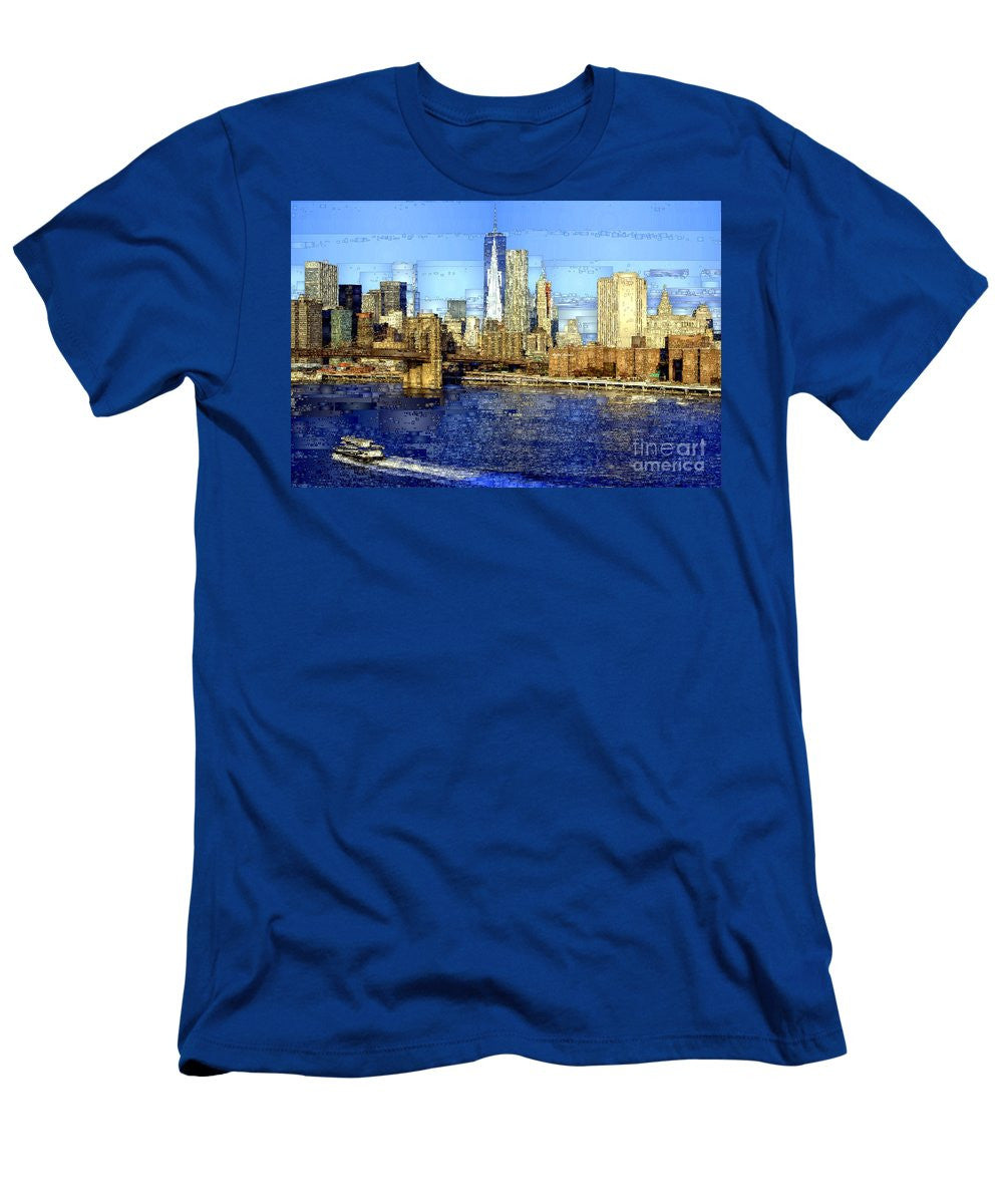 Men's T-Shirt (Slim Fit) - Freedom Tower In New York City