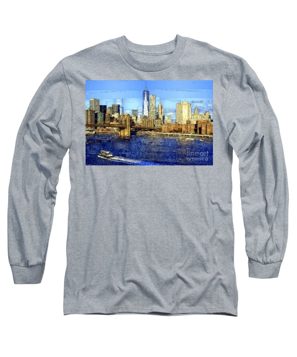 Long Sleeve T-Shirt - Freedom Tower In New York City