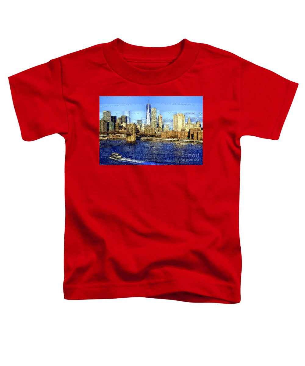 Toddler T-Shirt - Freedom Tower In New York City