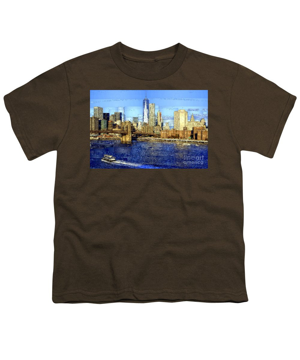 Youth T-Shirt - Freedom Tower In New York City