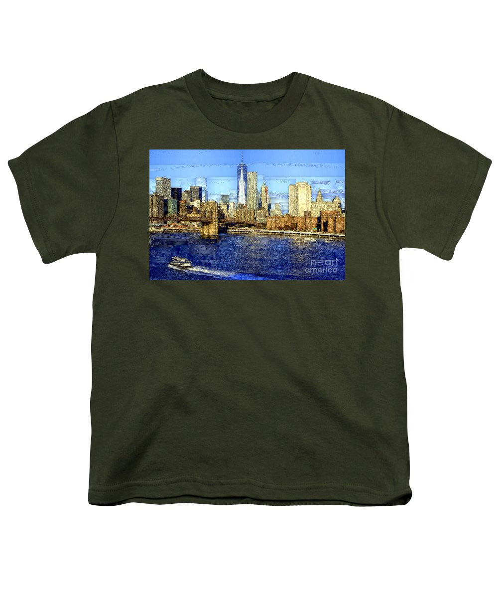 Youth T-Shirt - Freedom Tower In New York City