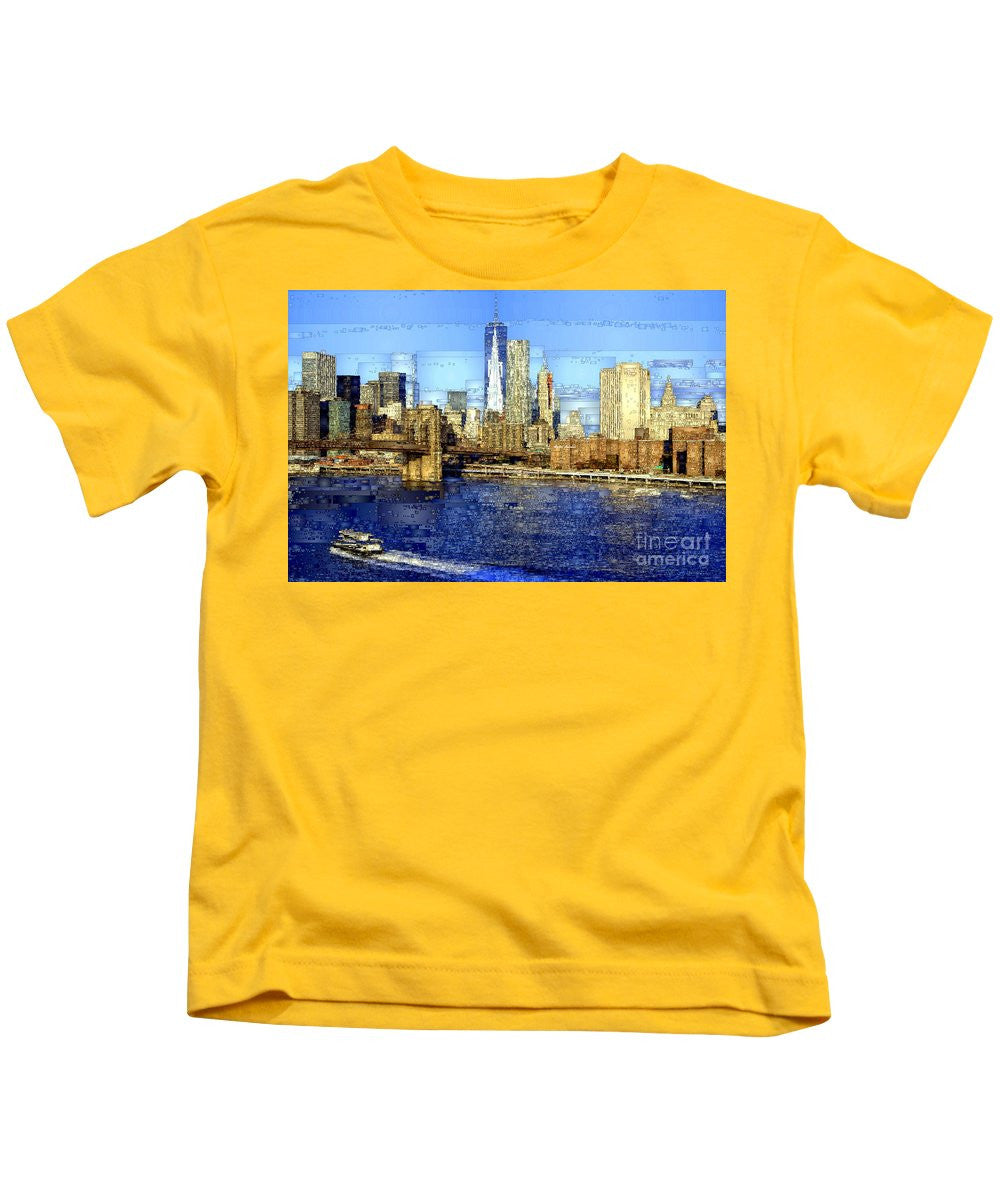 Kids T-Shirt - Freedom Tower In New York City