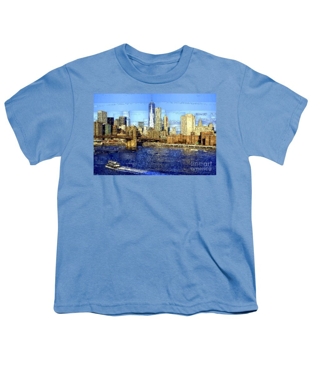 Youth T-Shirt - Freedom Tower In New York City