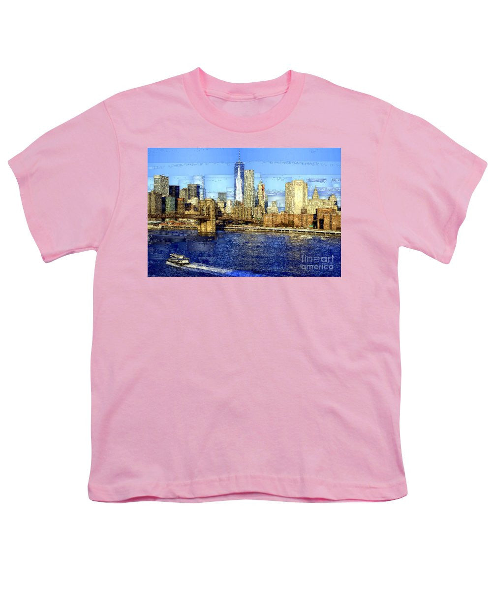 Youth T-Shirt - Freedom Tower In New York City