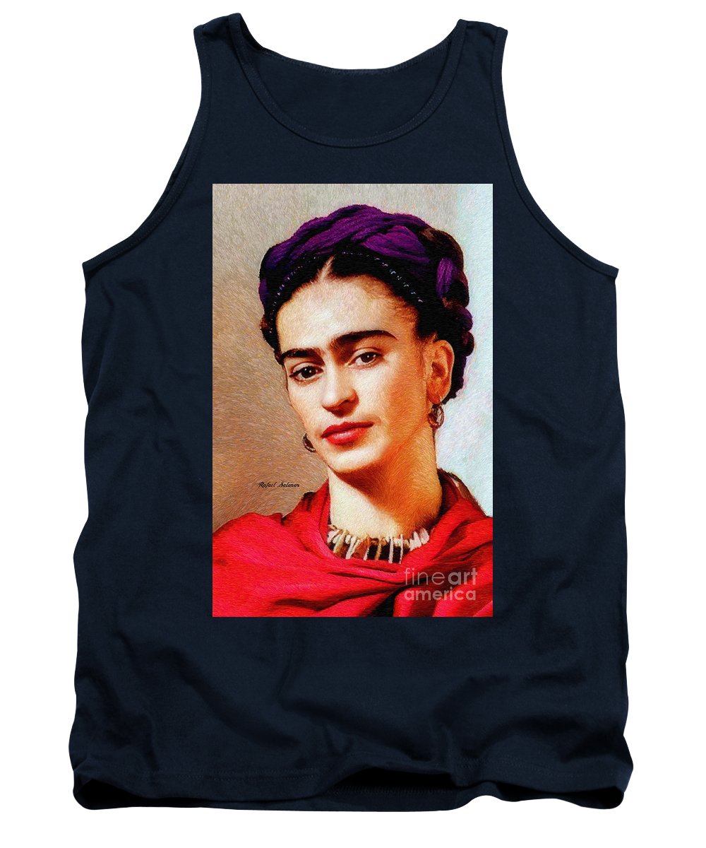 Frida In Red - Tank Top