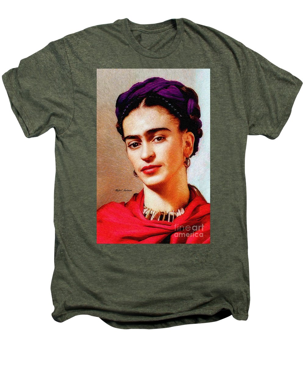 Frida In Red - Men's Premium T-Shirt