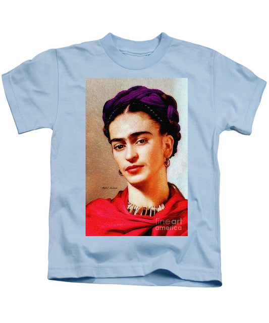 Frida In Red - Kids T-Shirt