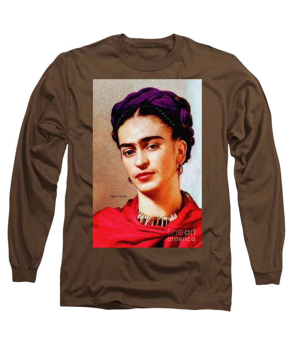 Frida In Red - Long Sleeve T-Shirt