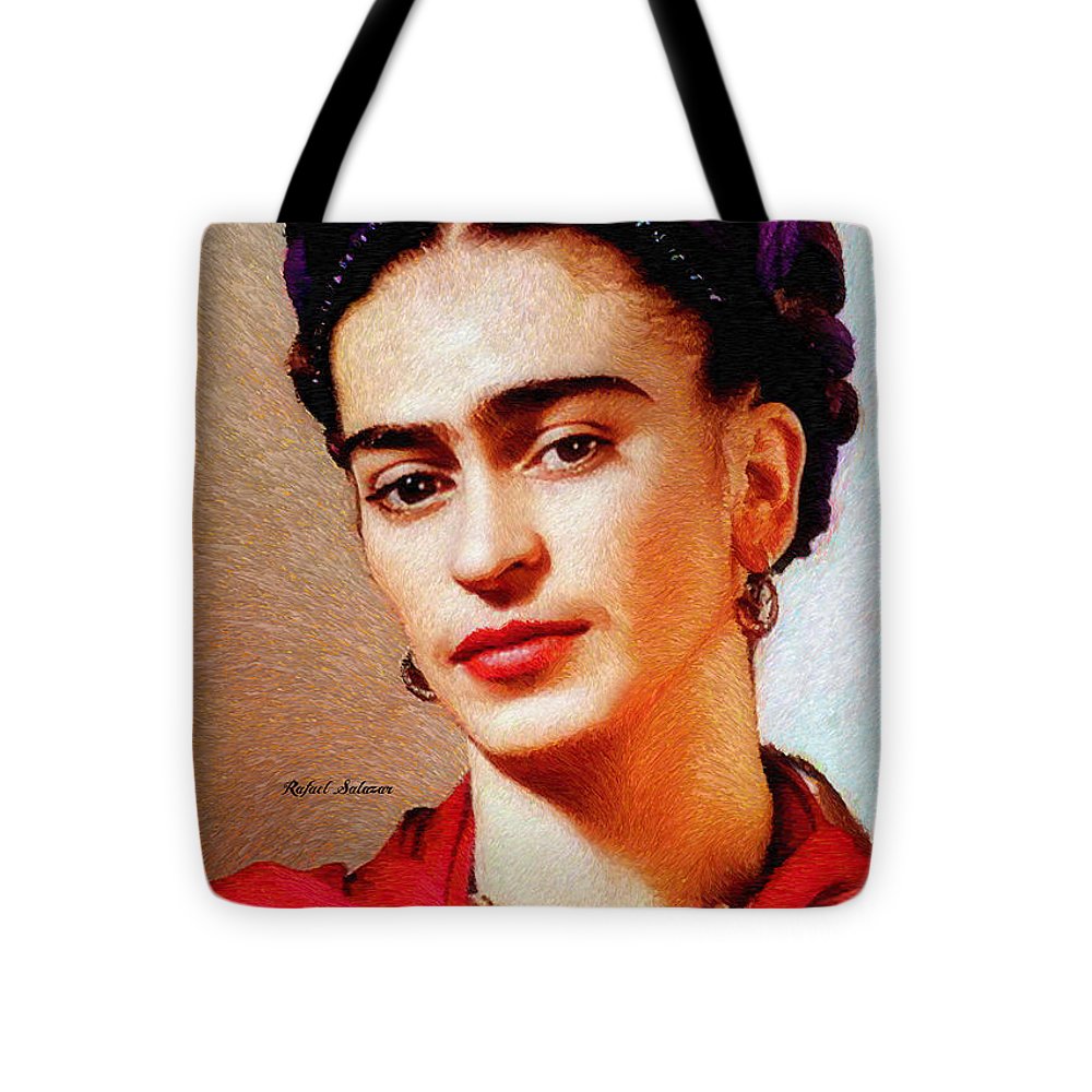 Frida In Red - Tote Bag