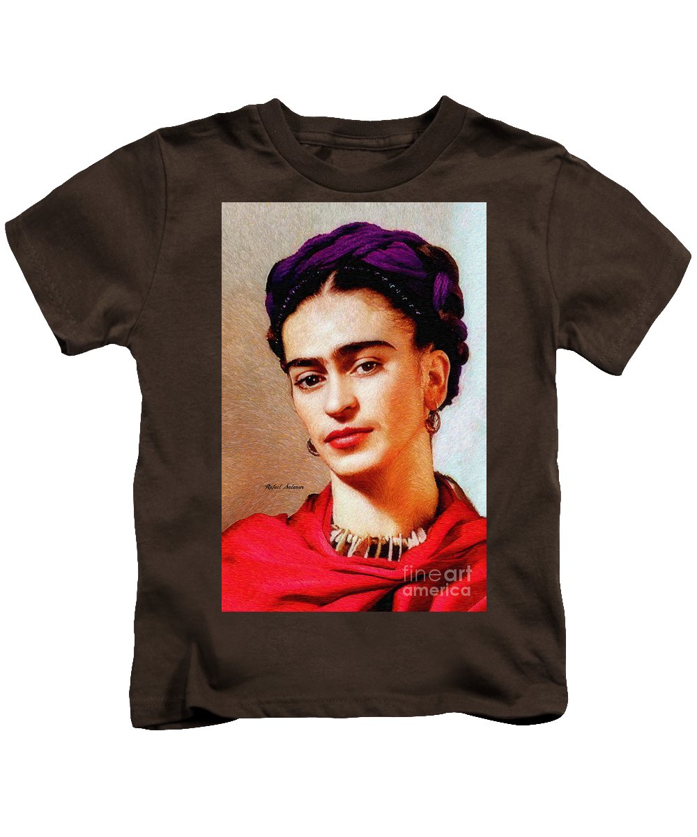 Frida In Red - Kids T-Shirt
