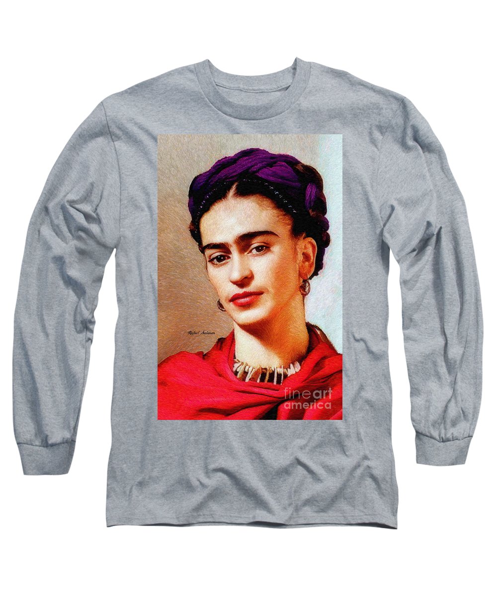 Frida In Red - Long Sleeve T-Shirt