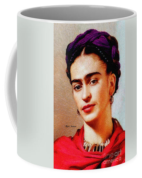 Frida In Red - Mug