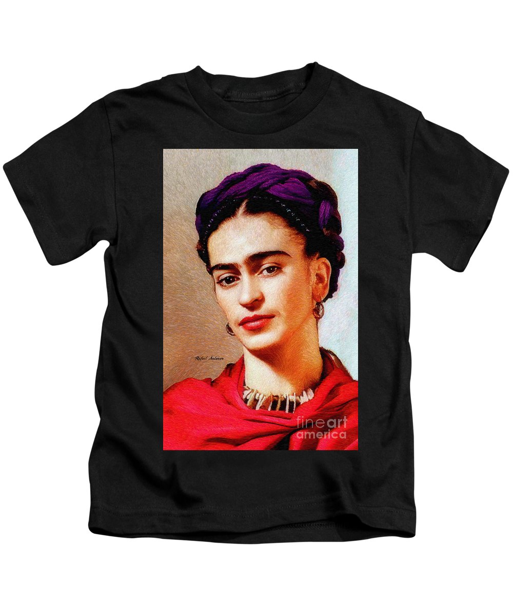 Frida In Red - Kids T-Shirt