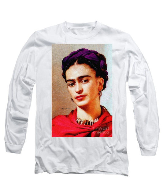 Frida In Red - Long Sleeve T-Shirt