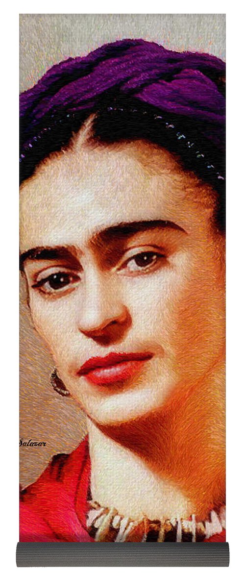 Frida In Red - Yoga Mat