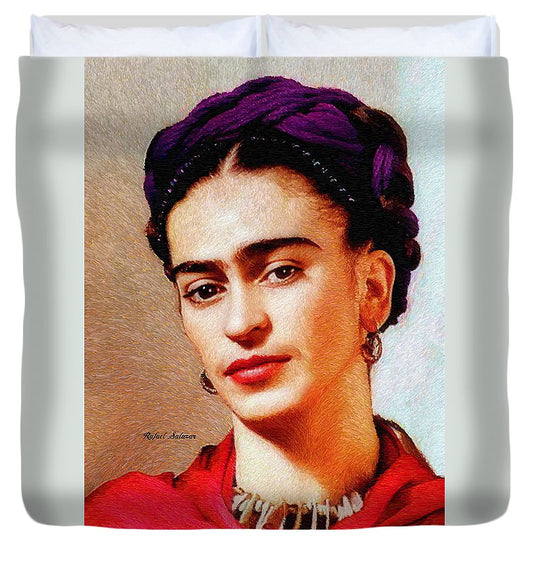 Frida In Red - Duvet Cover