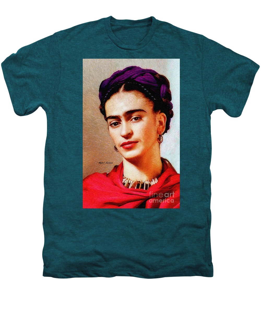 Frida In Red - Men's Premium T-Shirt