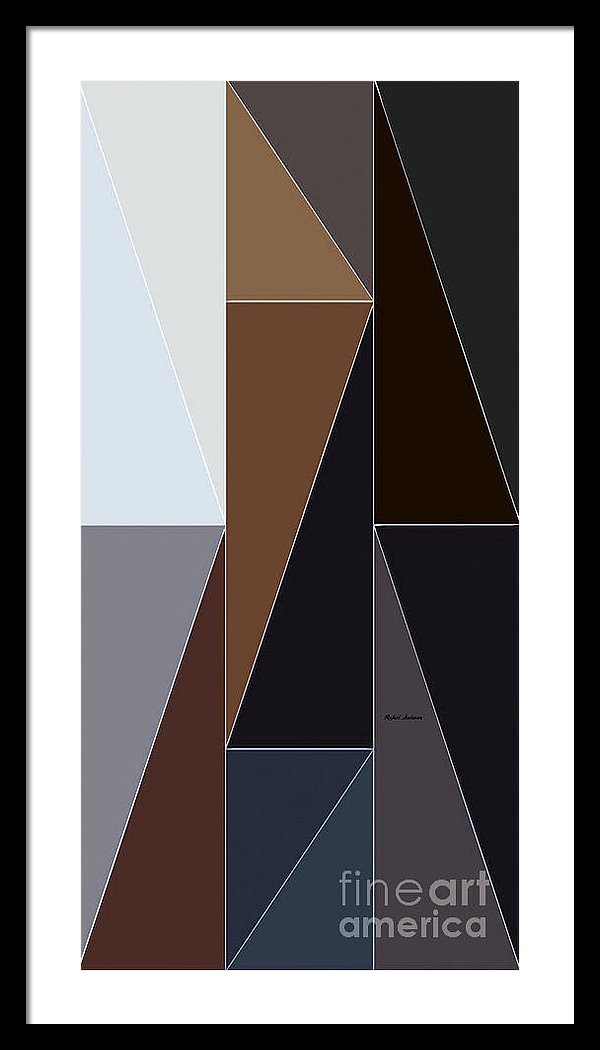 Geometric 5362 - Framed Print