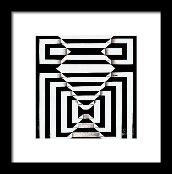 Geometric 5371  - Framed Print